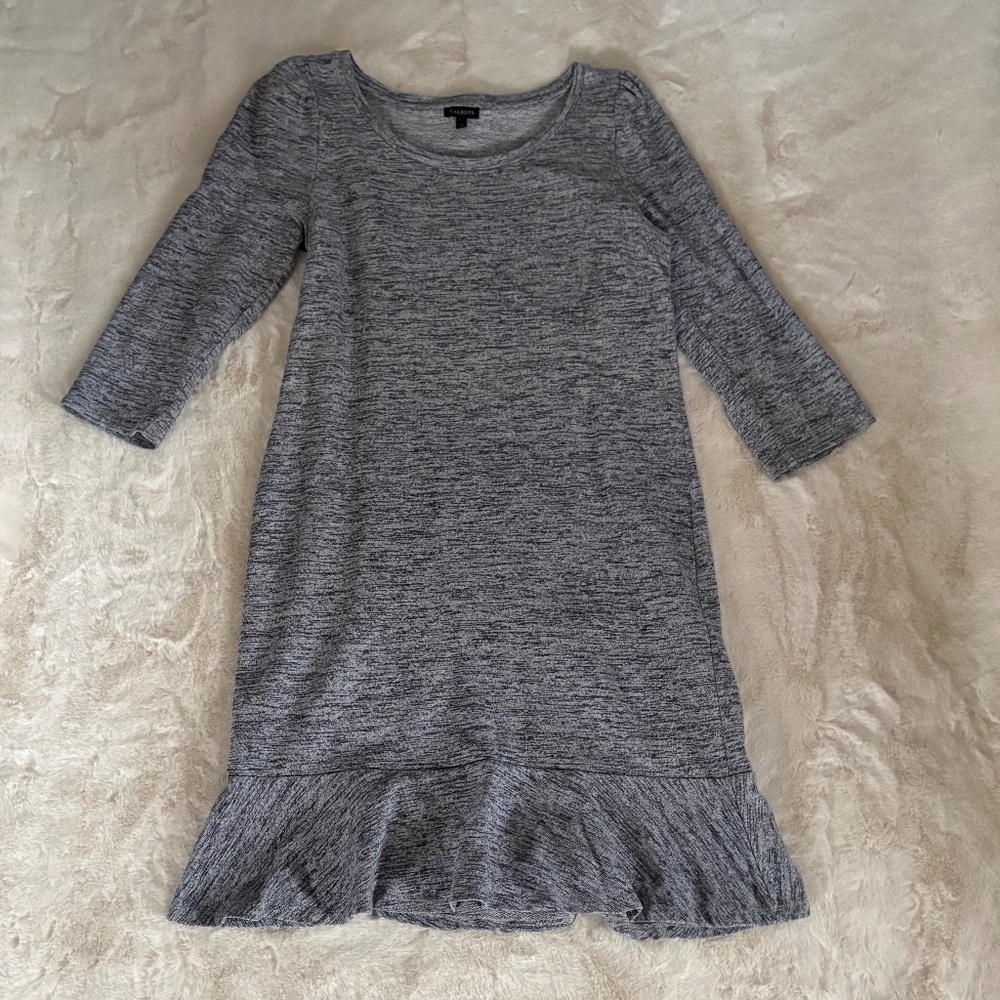 Talbots Medium Gray Sweater Dress